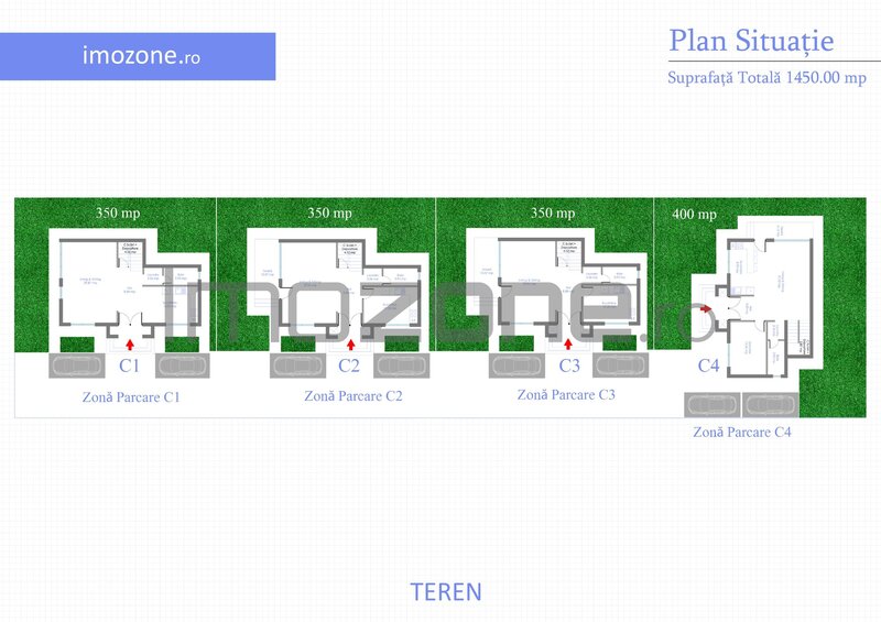 Otopeni - zone Ferme, vila P+1, 4 camere,  3 dormitoare, 3 bai,  COMISION 0%